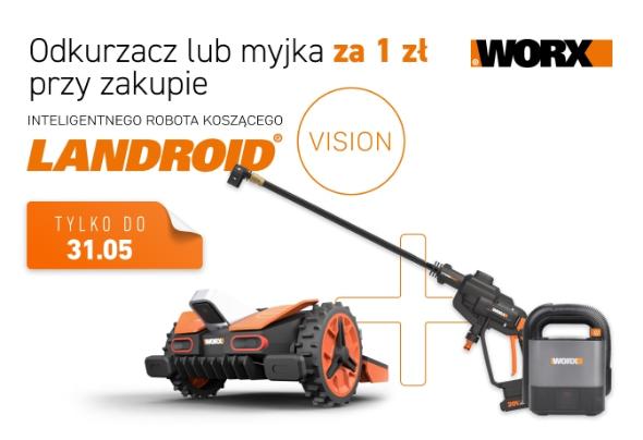 AD - Worx - roboty koszące - odkurzacz akumulatorowy albo myjka ciśnieniowa za 1 zł - 0424